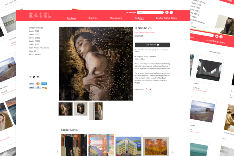 EASEL EASEL: A new eCommerce shop