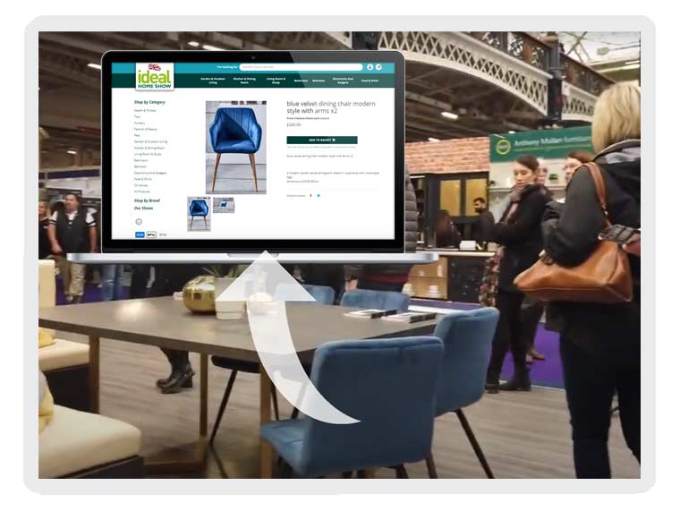 blue chair at IHSS jpeg Spring has sprung and events are returningSpring has sprung and events are returning